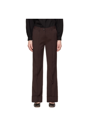 CO Brown Cuffed Trousers