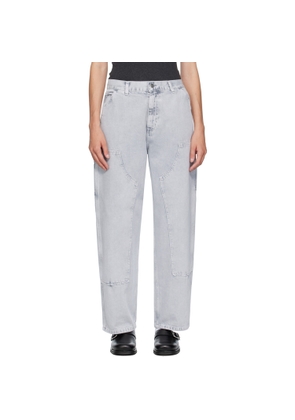 Carhartt Work In Progress Gray Brandon Double Knee Jeans