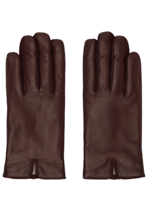Handsome Stockholm SSENSE Exclusive Burgundy Essentials Gloves
