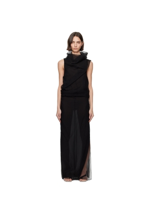 KHAITE Black Jeanty Maxi Dress