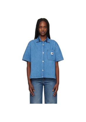 Carhartt Work In Progress Blue Lovilia Denim Shirt