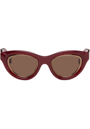 LOEWE Red Mini Anagram Cateye Sunglasses