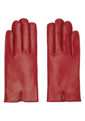 Handsome Stockholm SSENSE Exclusive Red Essentials Gloves