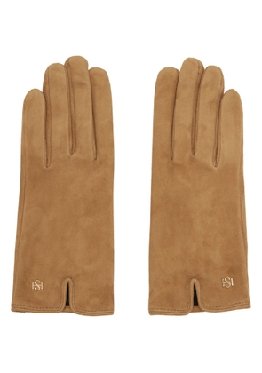 Handsome Stockholm Tan Essentials Suede Gloves