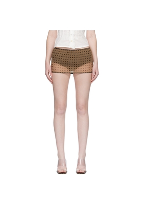 Fruity Booty Tan Polka Bloomer Skort
