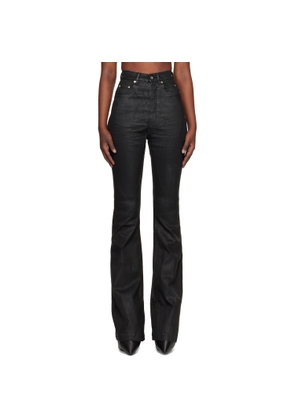 Rick Owens DRKSHDW Black Temple Bolan Bootcut Jeans