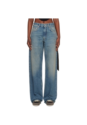 Rick Owens DRKSHDW Blue Temple Geth Jeans