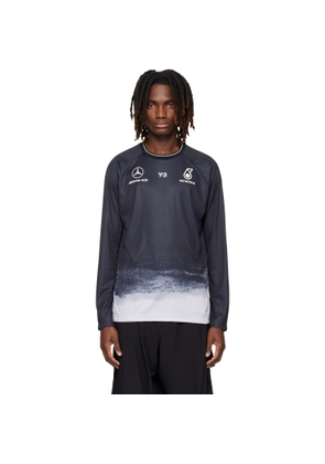 Y-3 Black Mercedes-AMG F1 Edition Mechanics Jersey T-shirt
