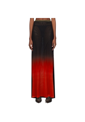 Ottolinger Multicolor Semi-Sheer Maxi Skirt