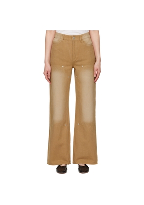 Holzweiler Tan Juno Workwear Trousers