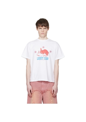 Carne Bollente White 'Lucky Club' T-shirt