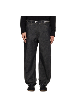 LEMAIRE Navy Twisted Workwear Jeans