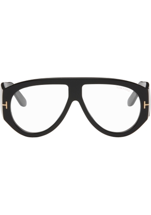 TOM FORD Black Blue Block Pilot Glasses
