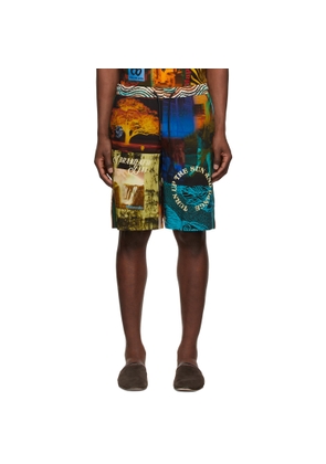 Ahluwalia &PaulSmith SSENSE Exclusive Multicolor Shorts