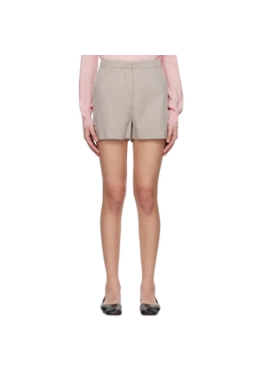 REMAIN Birger Christensen Gray Suiting Bermuda Shorts