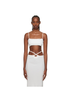 Christopher Esber White Wrap Camisole