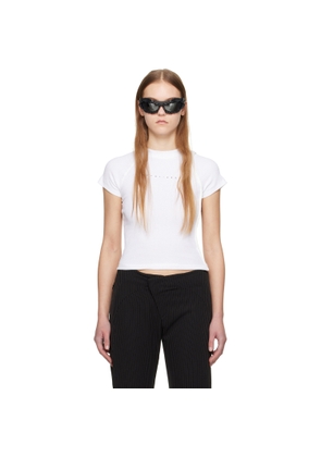 Ottolinger White Deconstructed T-Shirt