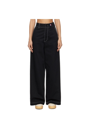 Moncler Genius Moncler x Palm Angels Black Contrast Trousers