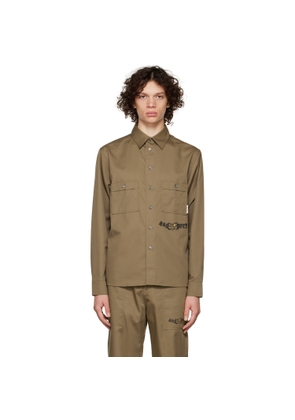 Rassvet Brown Graphic Print Shirt