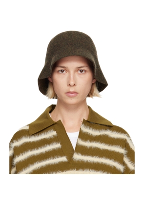 A.P.C. Khaki Cloche Bucket Hat