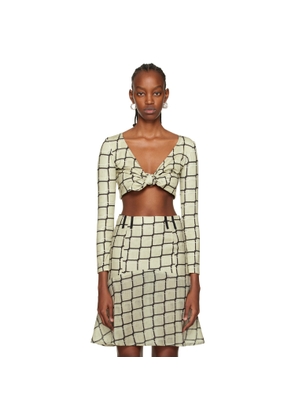 Helenamanzano Green Nudo Blouse