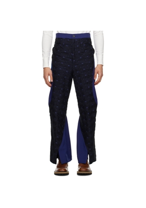 KOZABURO Navy & Black Dexter Trousers