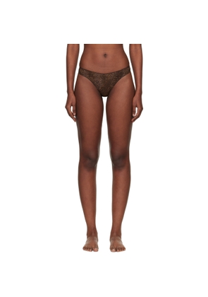 Fruity Booty Brown Leopard Shania Thong