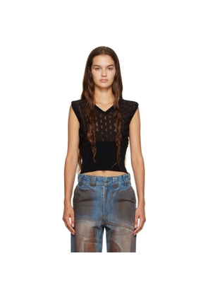 Helenamanzano Brown Pesce Vest