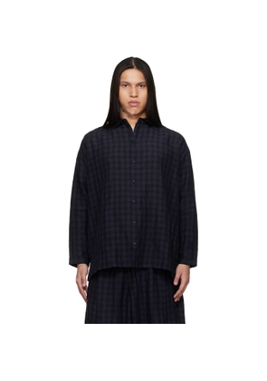 Toogood Black & Blue 'The Draughtsman' Shirt