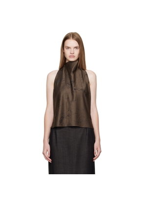 La Collection Brown Jeanne Top