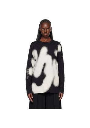 Y-3 Black Mercedes-AMG F1 Edition Graphic Long Sleeve T-shirt