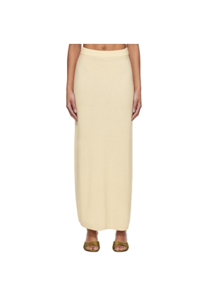 TOVE Off-White Nellie Maxi Skirt