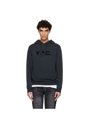 A.P.C. Black Standard Grand 'VPC' Hoodie