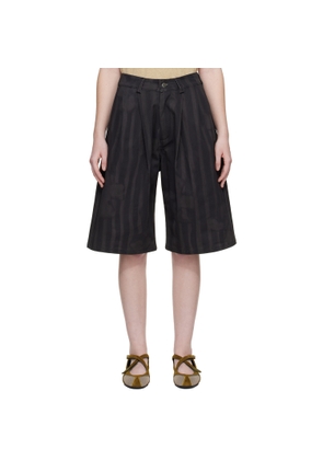 Collina Strada Black Catchfly Shorts