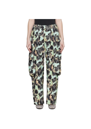 Collina Strada Multicolor Pleated Cargo Pants