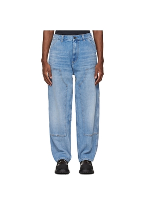 Carhartt Work In Progress Blue OG Double Knee Jeans