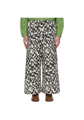 Toogood Black & White 'The Boxer' Trousers
