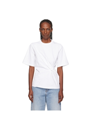 Róhe White Reinvented Twisted T-shirt