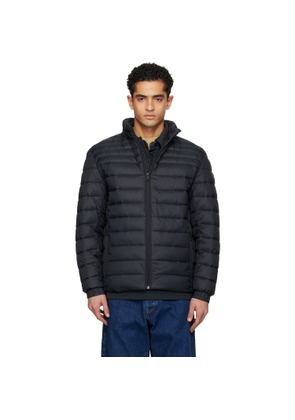 BOSS Black Water-Repellent Mixed Quilting Jacket