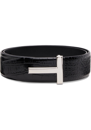 TOM FORD Black T Reversible Belt