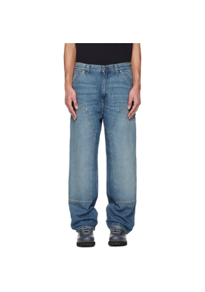 Carhartt Work In Progress Blue OG Double Knee Jeans
