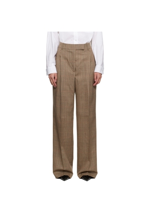Róhe Beige Mid-Waist Tailored Trousers