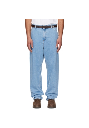 Carhartt Work In Progress Blue Single Knee Jeans