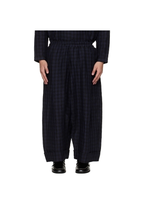 Toogood Black & Blue 'The Baker' Trousers