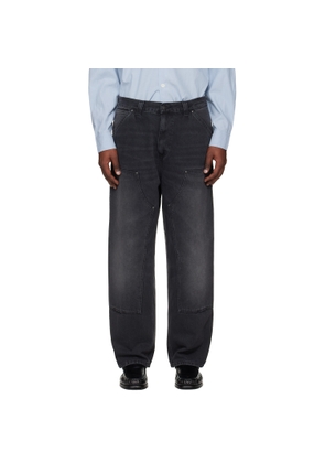 Carhartt Work In Progress Gray OG Double Knee Jeans