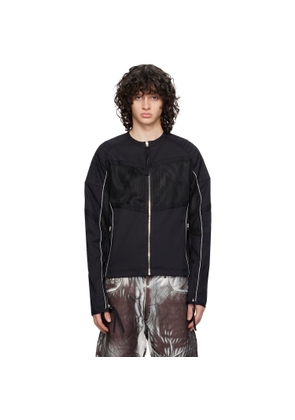KANGHYUK Black Lock Stitch Jacket