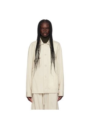 MM6 Maison Margiela Off-White Paneled Jacket