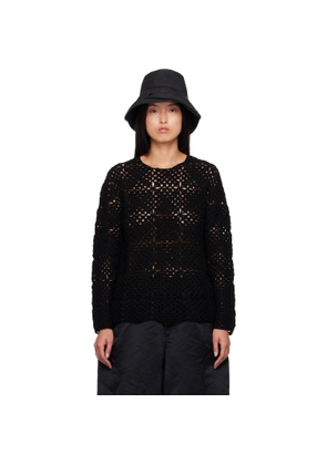 Black Comme des Garçons Black Crocheted Sweater