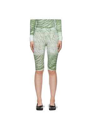 MM6 Maison Margiela Green Trompe L'œil Shorts
