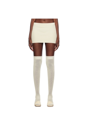Aya Muse Off-White Eris Miniskirt